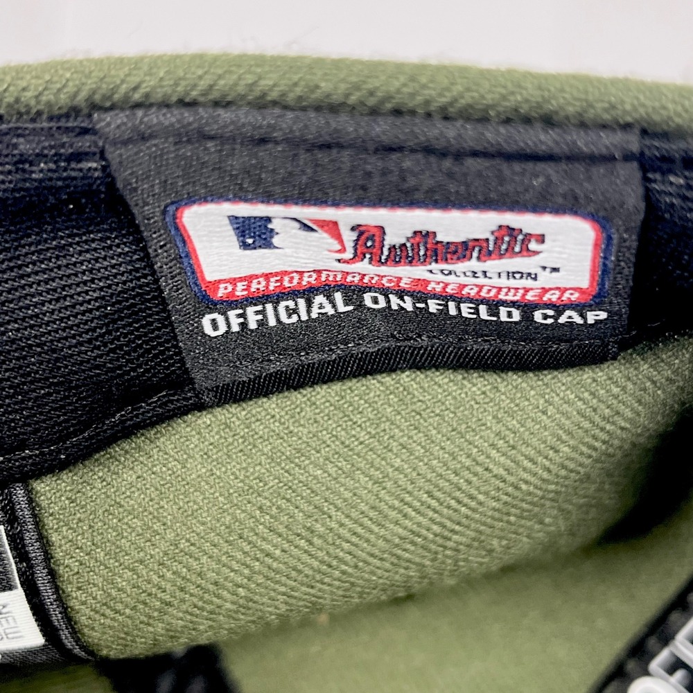 New Era Cincinnati Reds Alter 2 Low Profile 59FIFTY Fitted Hat Olive Brown 7 3/8 - Picture 8 of 11